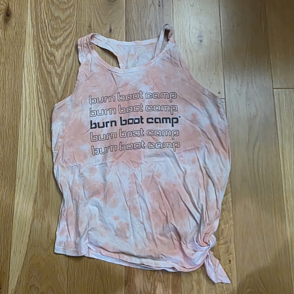 Burn Boot Camp Women's Tie-Dye Tank Top - Orange